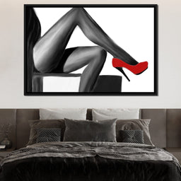 Red Stiletto - NicheCanvas