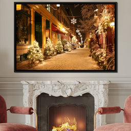 Christmas in Quebec City - NicheCanvas