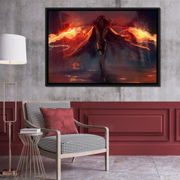 Fire Succubus - NicheCanvas
