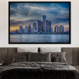 Detroit Skyline - NicheCanvas