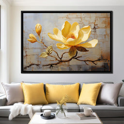 Yellow Magnolia Tree - Wildrose Creations - NicheCanvas