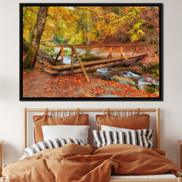 Wooden Bridge - NicheCanvas