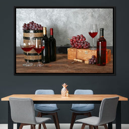 Red Wine Table - NicheCanvas