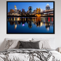 Cincinnati Skyline - NicheCanvas