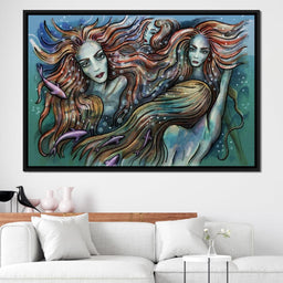 The 4 Mermaids - NicheCanvas