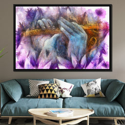 Krishna Playing the Flute - NicheCanvas