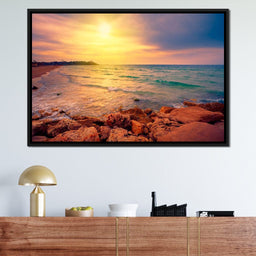 Sunset Over Tel Aviv - NicheCanvas