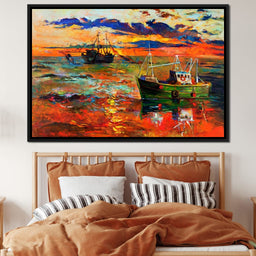 Fishing Boats - NicheCanvas