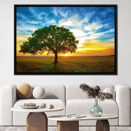 Sunrise Tree - NicheCanvas