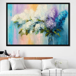Lilac Flowers - NicheCanvas