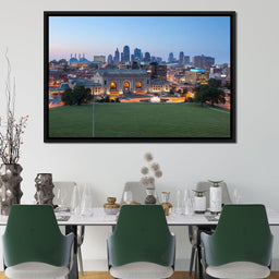 Kansas City Skyline - NicheCanvas