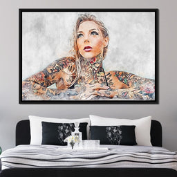 Girl Tattoo 2 - Mateo - NicheCanvas