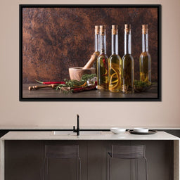 Olive Oil Canvas Set - NicheCanvas