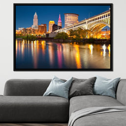 Cleveland Skyline - NicheCanvas