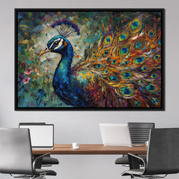 Celestial Peacock - NicheCanvas