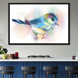 Watercolor Bird - NicheCanvas