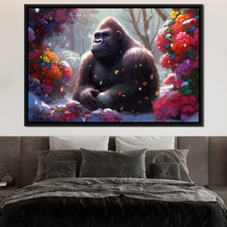 Winter Gorilla - Neal Hackett - NicheCanvas