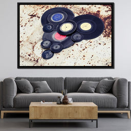 Heart Shaped Vinyl Records - NicheCanvas