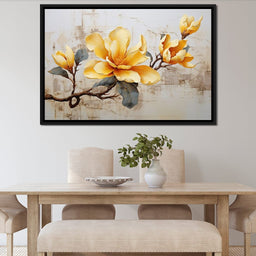 Yellow Magnolia Tree 2 - Wildrose Creations - NicheCanvas