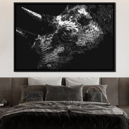 Big 5 Collection - Rhino - Johanjjf - NicheCanvas