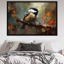 Black-Capped Chickadee - Neal Hackett - NicheCanvas