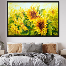 Beautiful Sunflowers - NicheCanvas