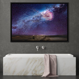 Cosmic Jellyfish Galaxy - Kit Burden - NicheCanvas