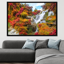 Mae Klang Waterfall - NicheCanvas