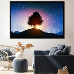 Spectacular Otherworldly Sunset - NicheCanvas