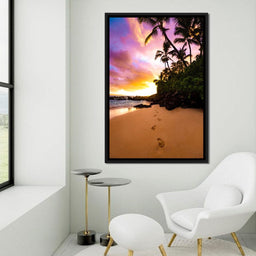 Footprints in the Sand - Lucas Moore - NicheCanvas