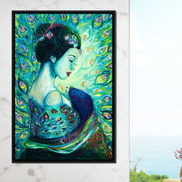 Silk Peafowl - Chiara Magni - NicheCanvas