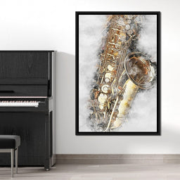 Saxophone - Mateo - NicheCanvas