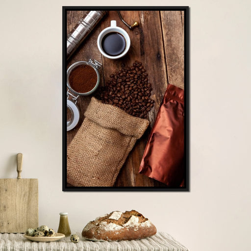 Fresh Coffee Bag Canvas Print