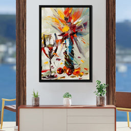 Wine & Flowers - NicheCanvas