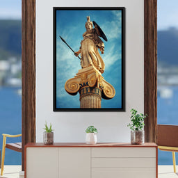Athena Statue in Athens - NicheCanvas
