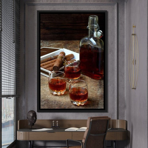 Cigars & Cognac Canvas Print