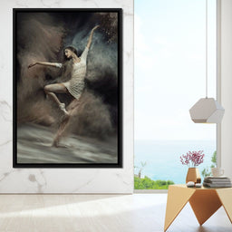 Ballet Dancer in the Desert - NicheCanvas