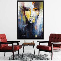 Martini Portrait - NicheCanvas