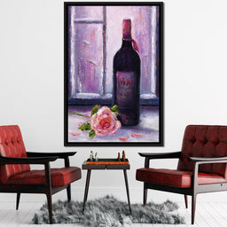 Wine & Roses - NicheCanvas