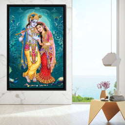 Radha & Krishna Couple - NicheCanvas