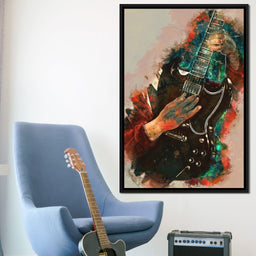 Angus Young's Guitar - Abraham Szomor - NicheCanvas