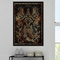 Zodiac sign Pisces  - NicheCanvas