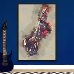 James Hetfield's Electric Guitar - Abraham Szomor - NicheCanvas