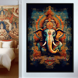 Tranquil Ganesha - NicheCanvas