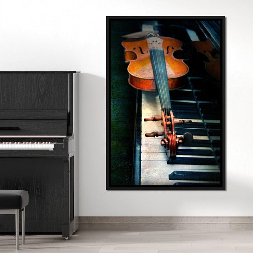 Piano & Violin Canvas Print