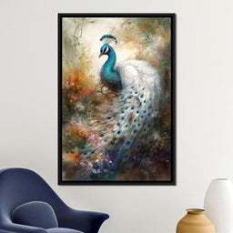 Peacock Serenity - NicheCanvas