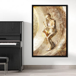 Playing the Saxophone - NicheCanvas