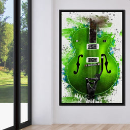 Brian Setzer's Guitar - Abraham Szomor - NicheCanvas