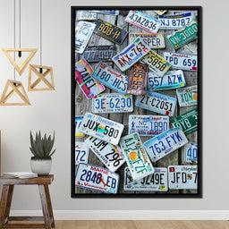 License Plates - NicheCanvas