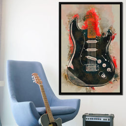 David Gilmour's Guitar - Abraham Szomor - NicheCanvas
